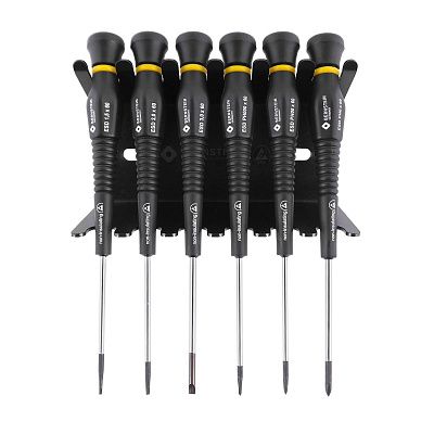 Набор отверток (3шлиц/3крест), антистатический Bernstein 4-620