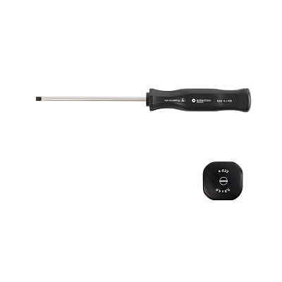 Отвертка шлиц 4.0*0.8*100 антистатическая Bernstein 4-632