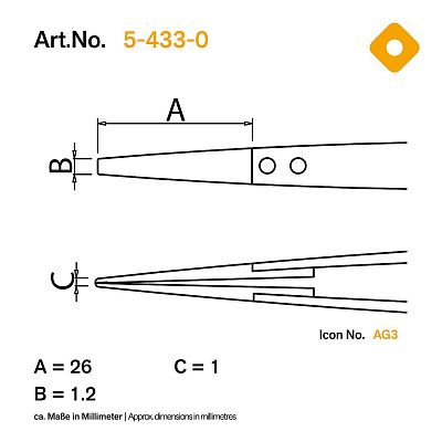 Наконечники сменные для 5-433, пара Bernstein 5-433-0